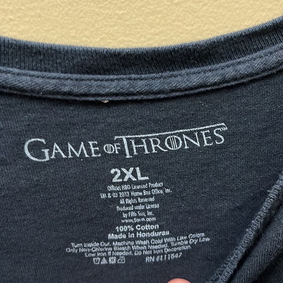Game Of Thrones T-Shirt Size XXL - Picture 3 of 4
